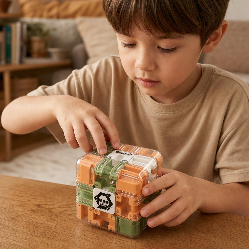 3D Labyrinth Puzzle Cube