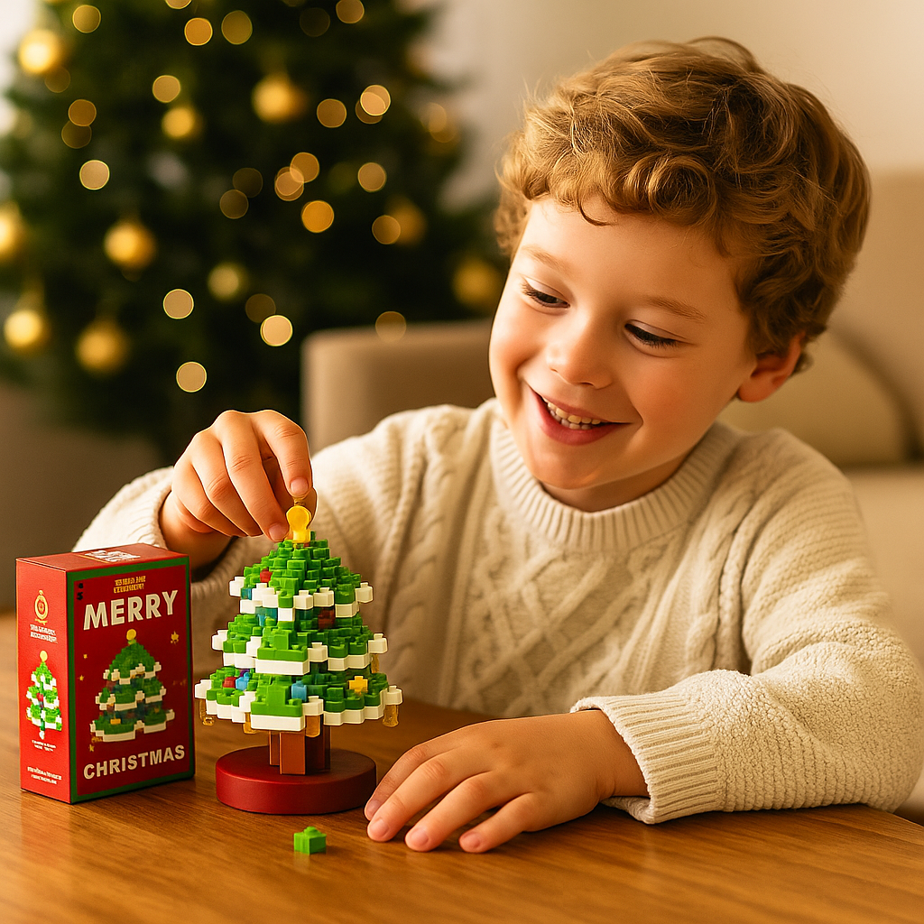 Christmas Building Block Figures