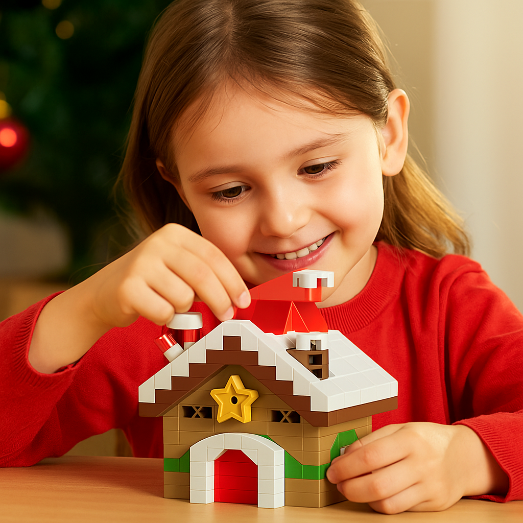 Christmas Building Block Figures
