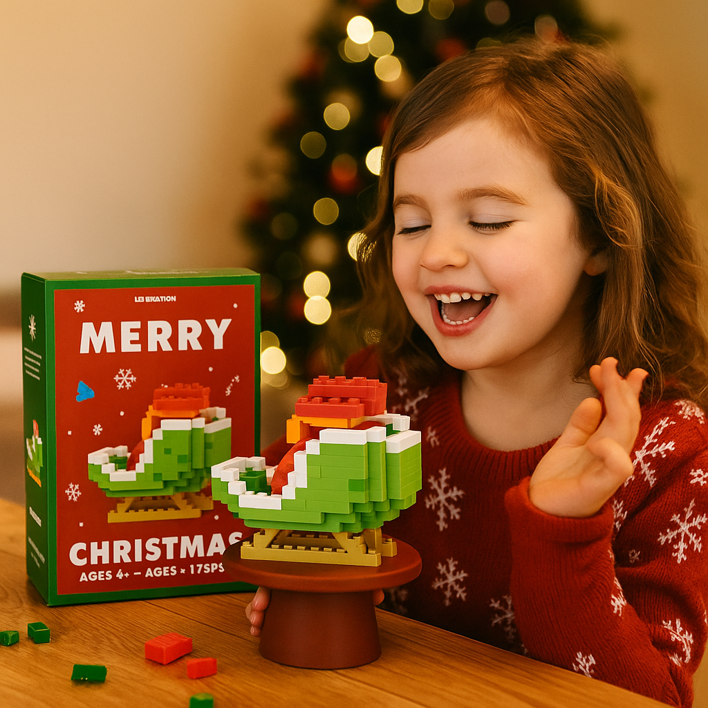 Christmas Building Block Figures