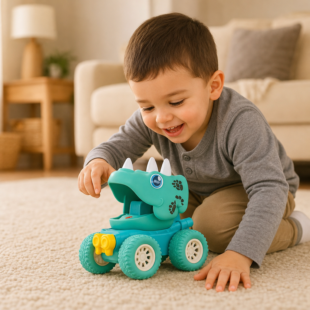 Dino Monster Truck Push Cars
