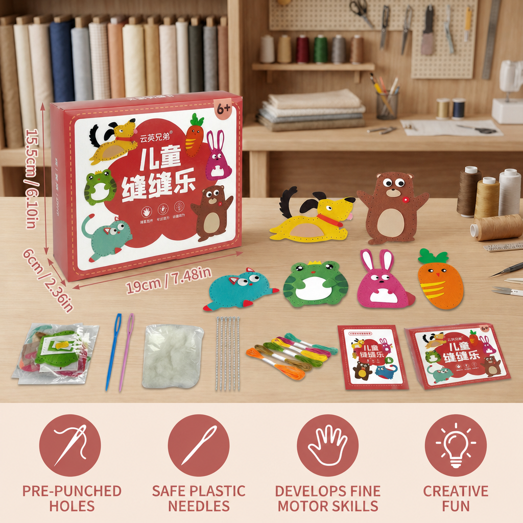 Felt Animal Sewing Kit