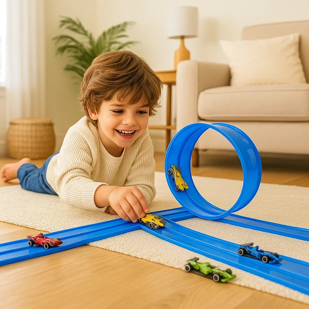 Flexible Glow Racing Track Set
