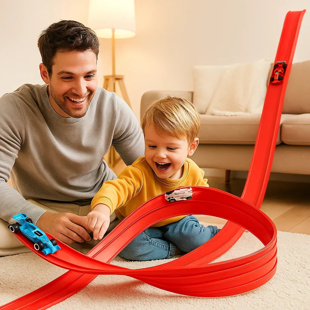 Flexible Glow Racing Track Set