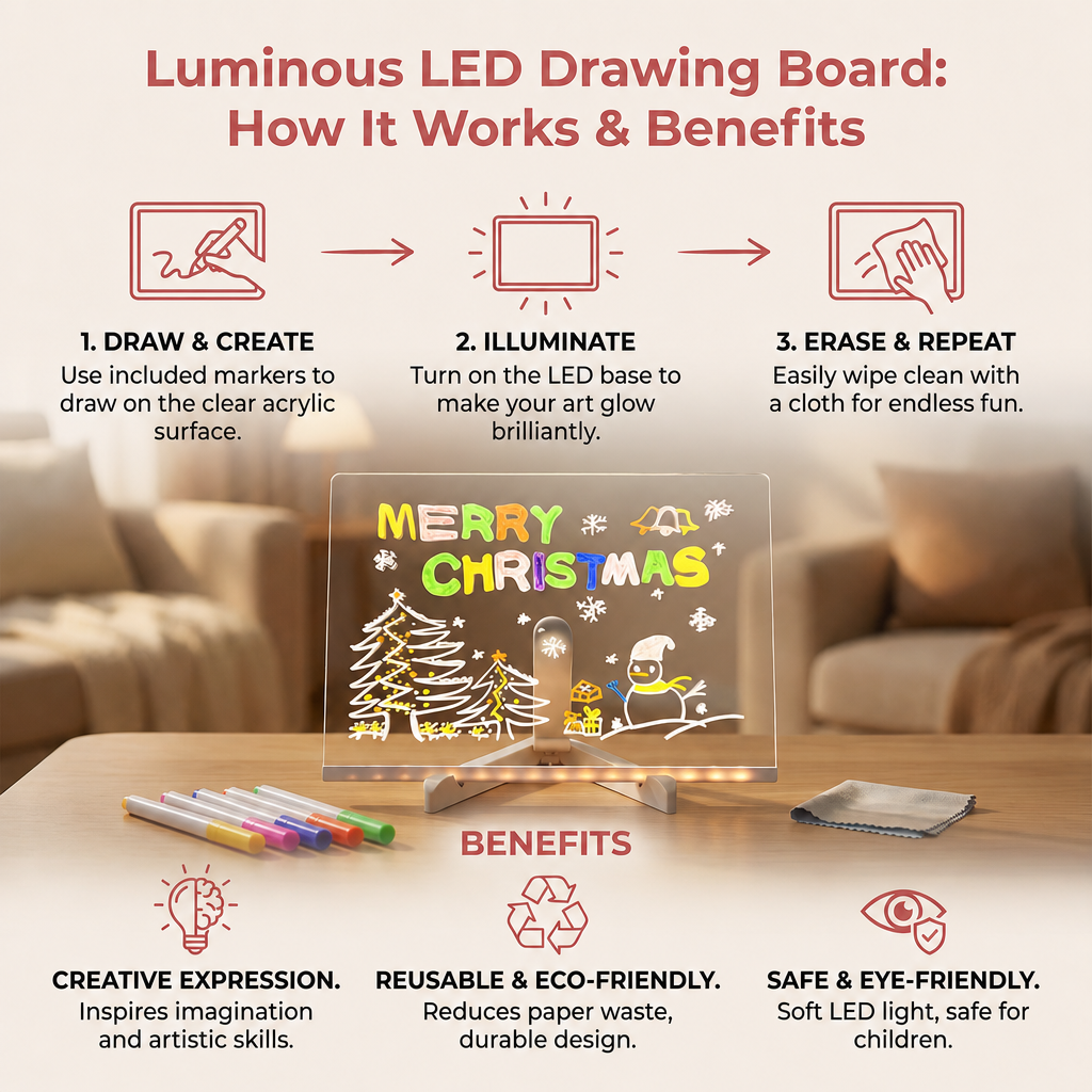 Light-Up LED Drawing Board