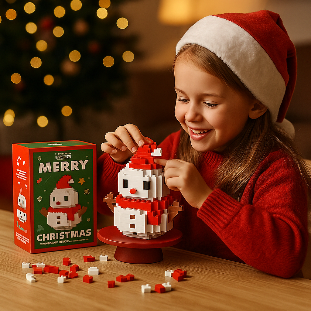 Christmas Building Block Figures