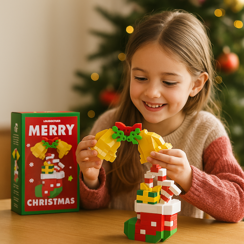 Christmas Building Block Figures