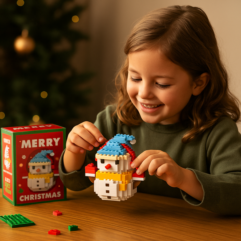 Christmas Building Block Figures