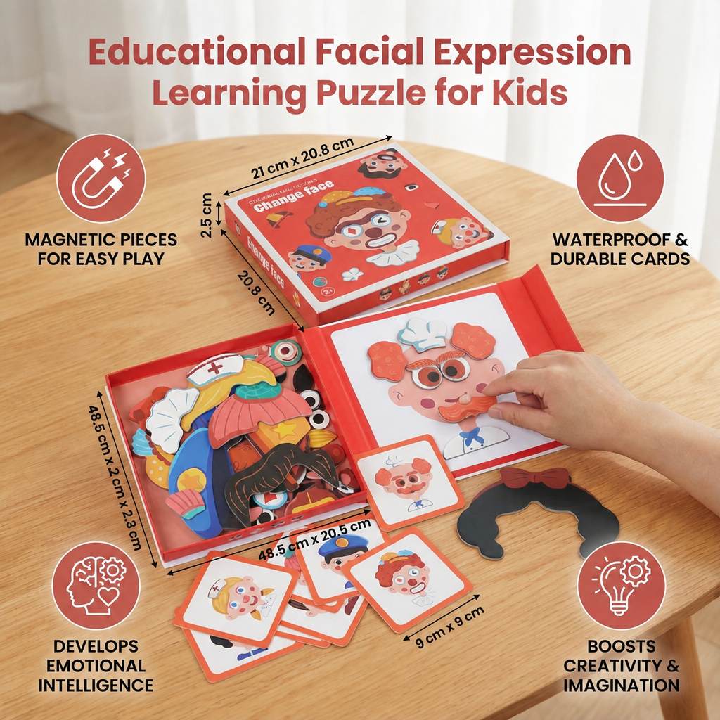 Facial Expression Learning Puzzle