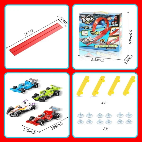 Flexible Glow Racing Track Set