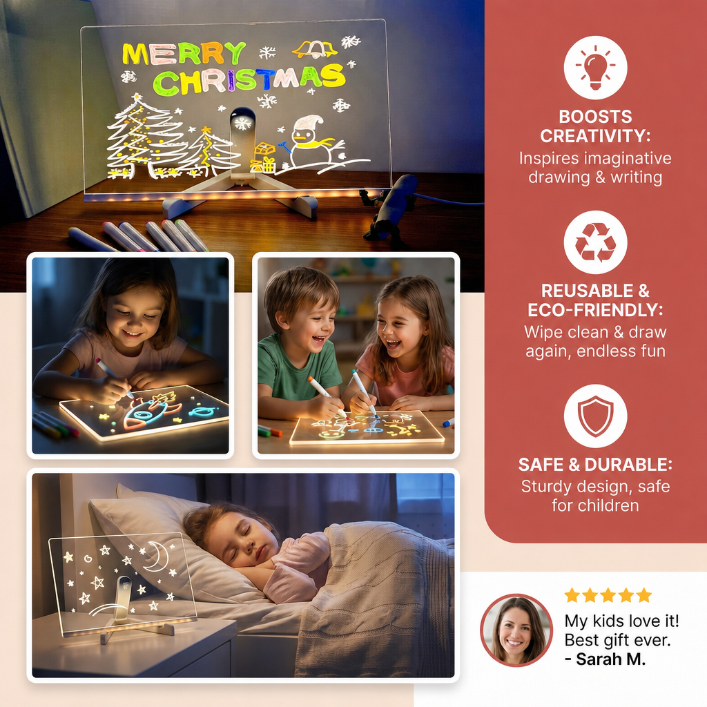 Light-Up LED Drawing Board