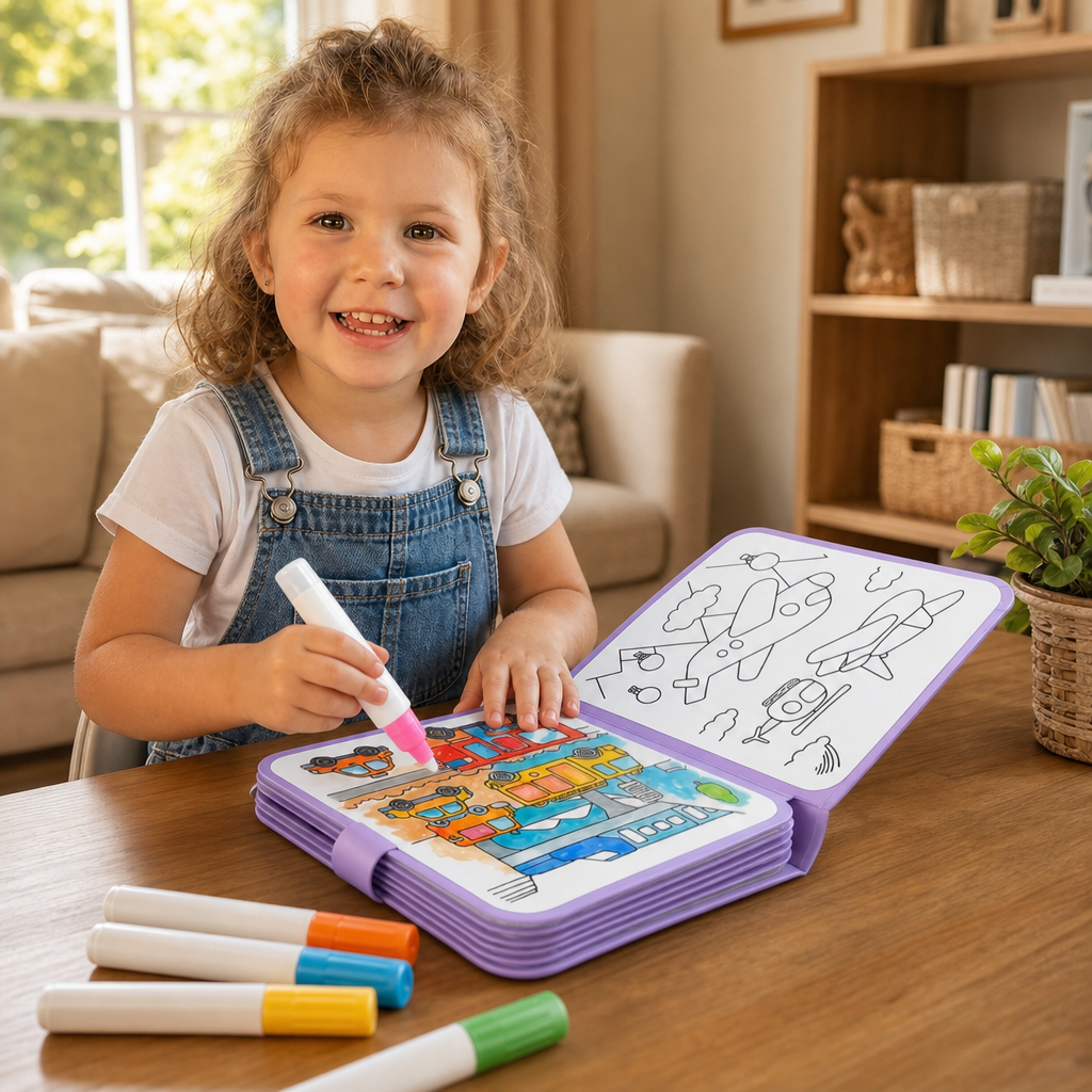 Magic Water Drawing Book