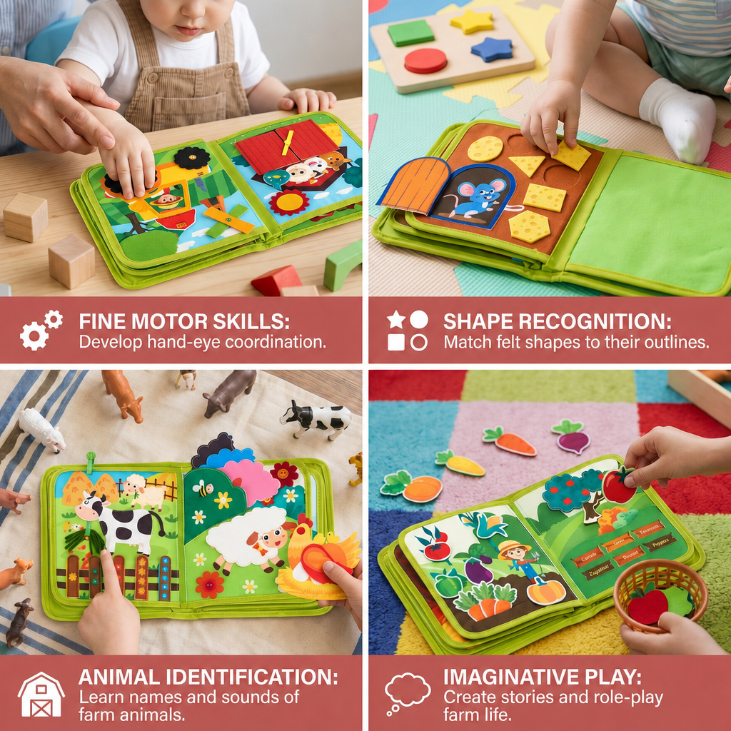 Montessori Farm Story Book