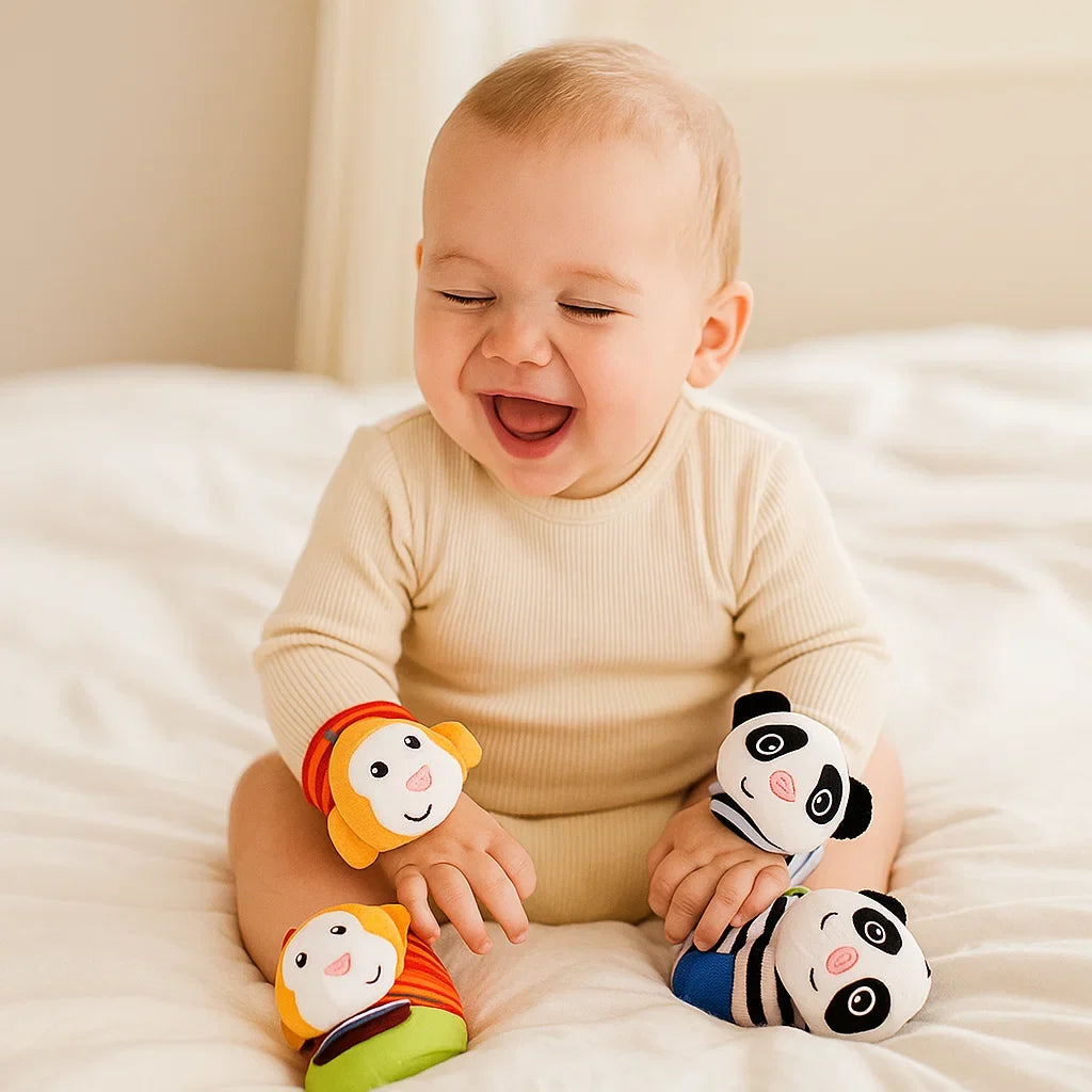 Sensory Rattle Socks and Wristband Set